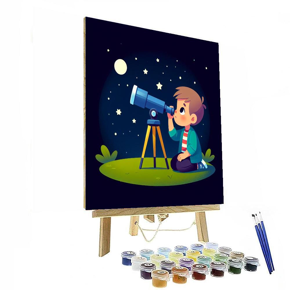 Star Gazer's Night Numbered Painting Kits