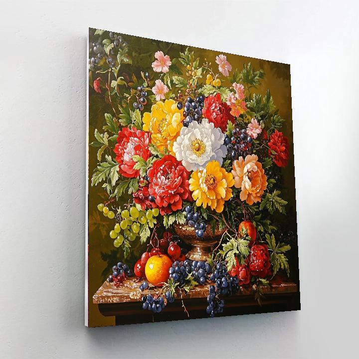 Jan Davidsz. De Heem Inspired Floral Opulence  Paint By Numbers Kits