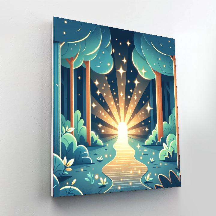 Mystical Pixie Path DIY Paint By Numbers