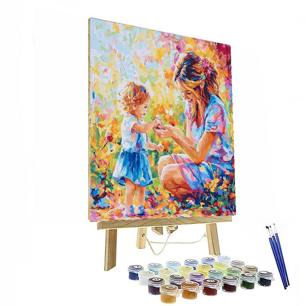 Mom's Gentle Guidance Painting Number Kit