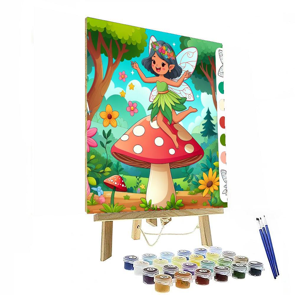 Whimsical Fairyland Forest Painting By Numbers Kit
