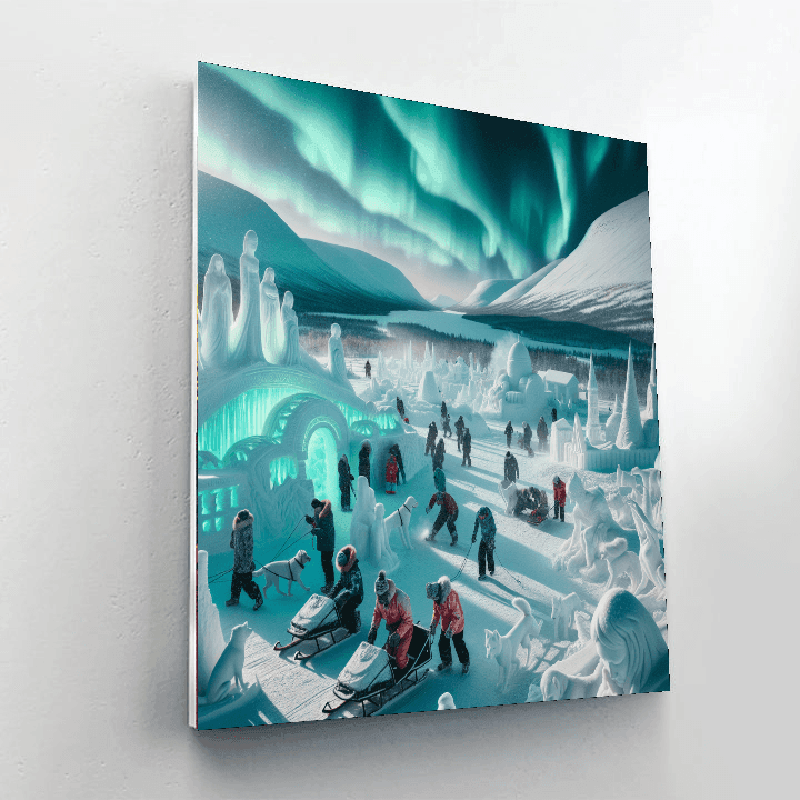 Kiruna Snow Festival - Sweden Paint By Number