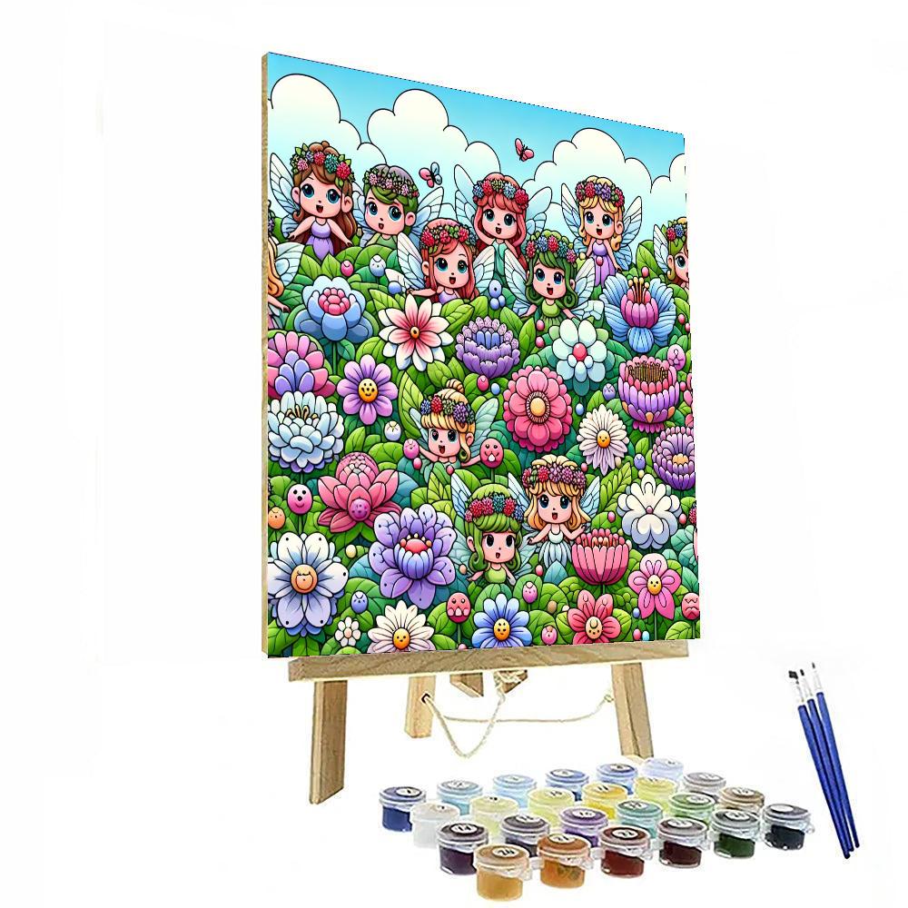 Fanciful Flower Fair Paint By Color