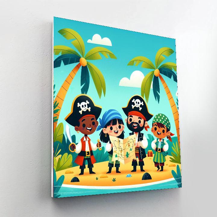 Treasure Island Painting Number Kit
