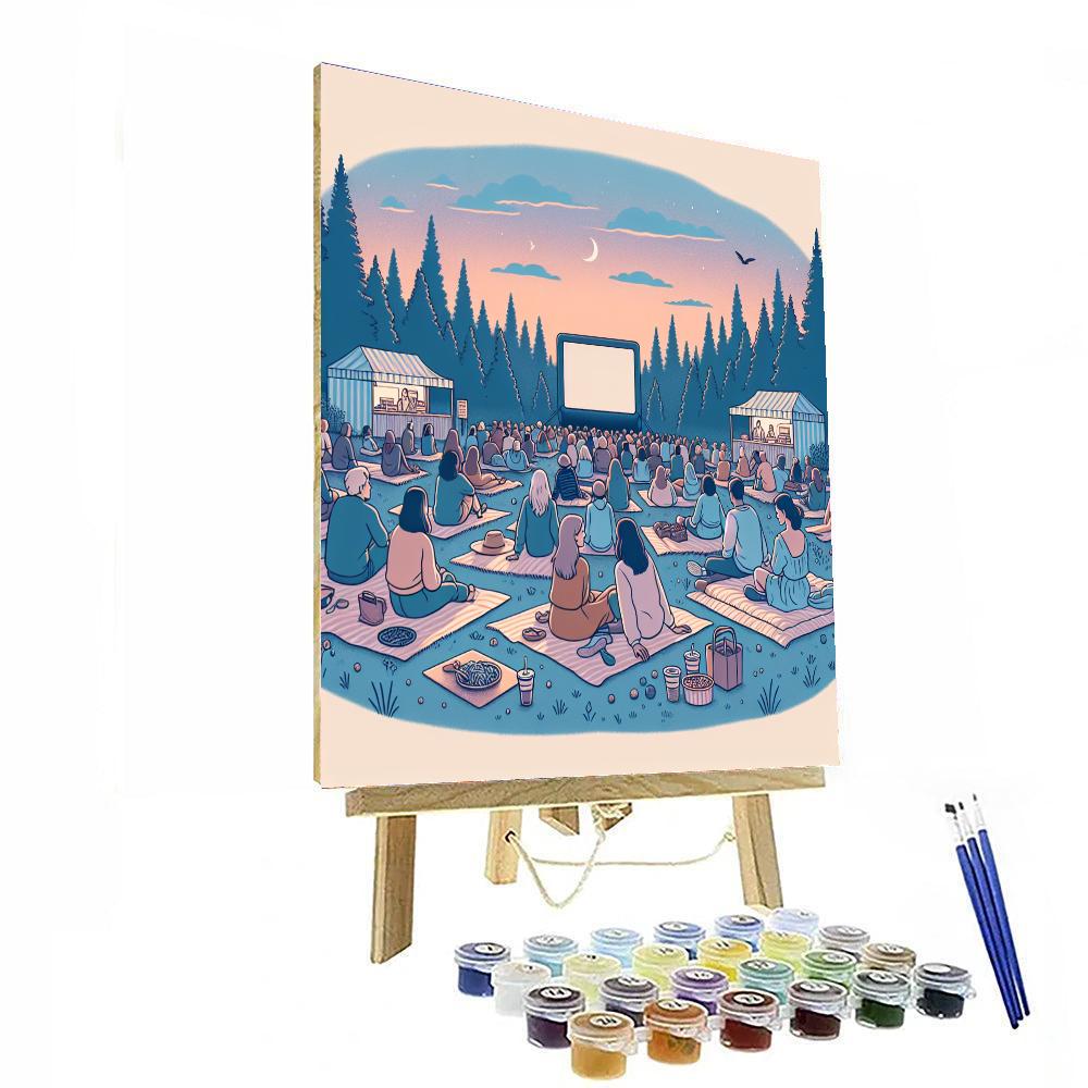 Midnight Sun Film Festival Painting Number Kit