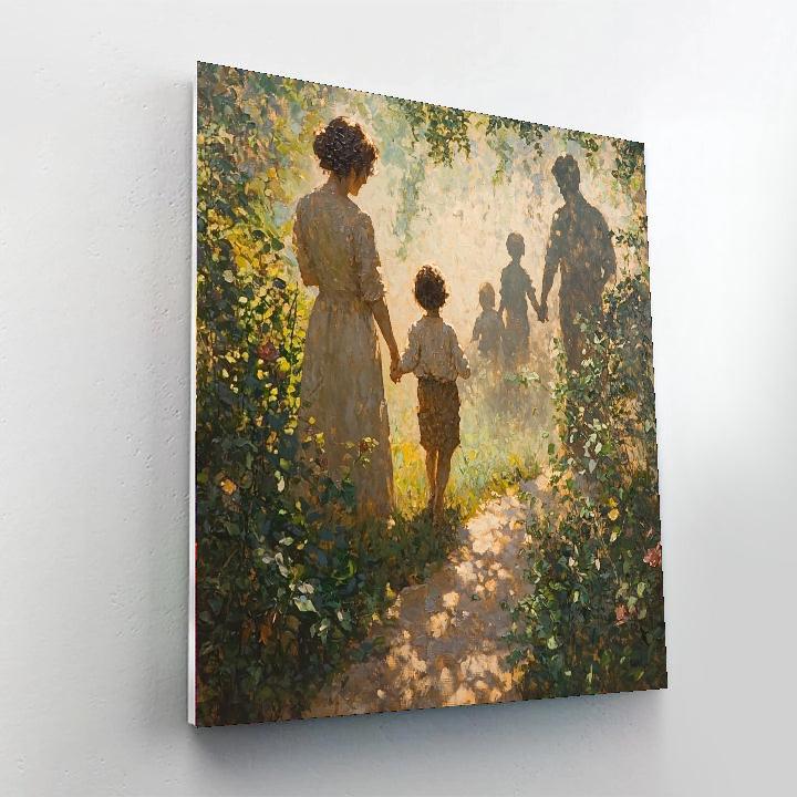 Holding Hands Through Time Paint By Numbers Kits