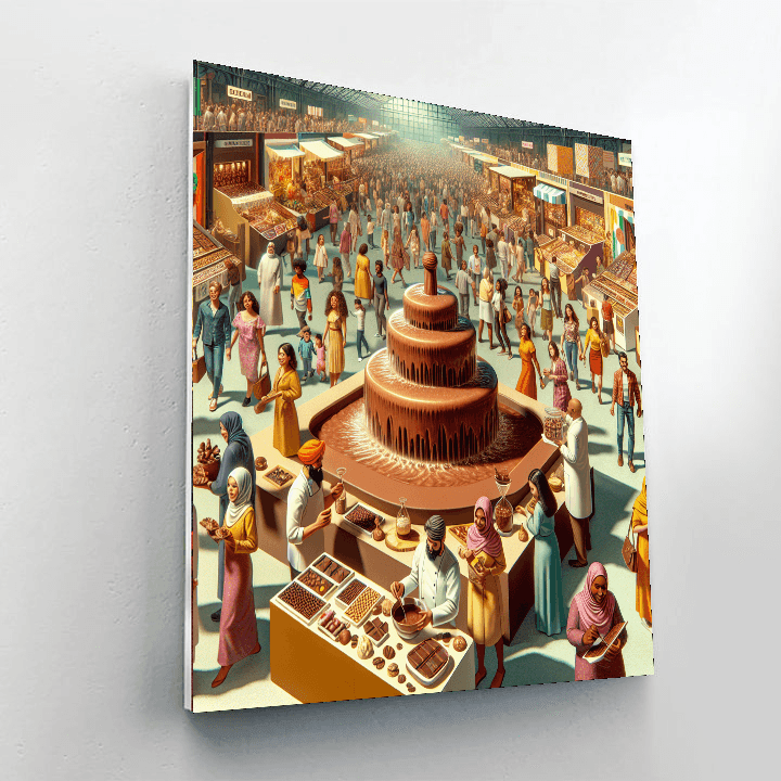 World Chocolate Festival Paint By Numbers Art