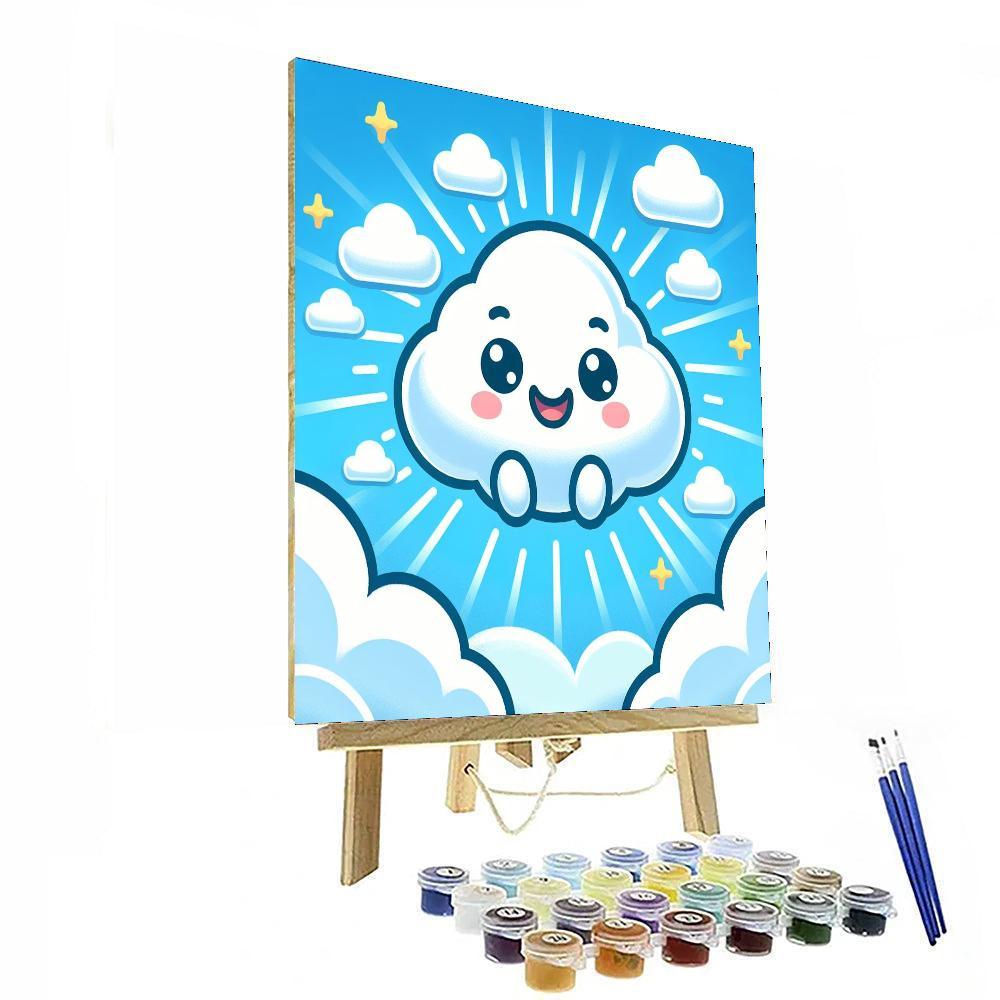 Sunny Cloud Bouncer Paint By Color