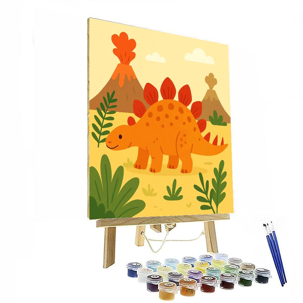Prehistoric Dino World Numbered Painting Kits