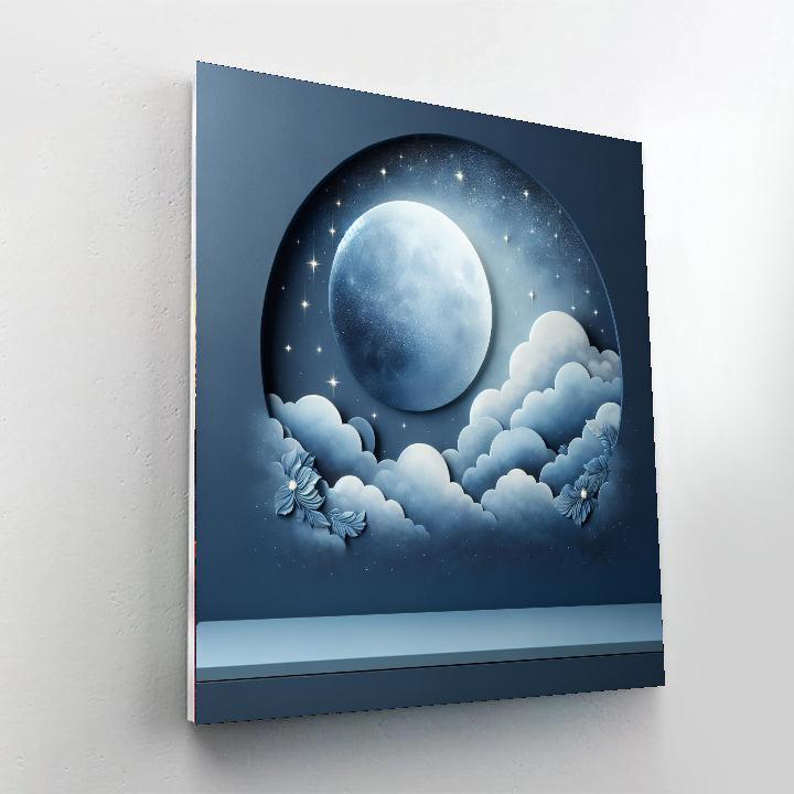 Celestial Moonlight Dance Paint By Color