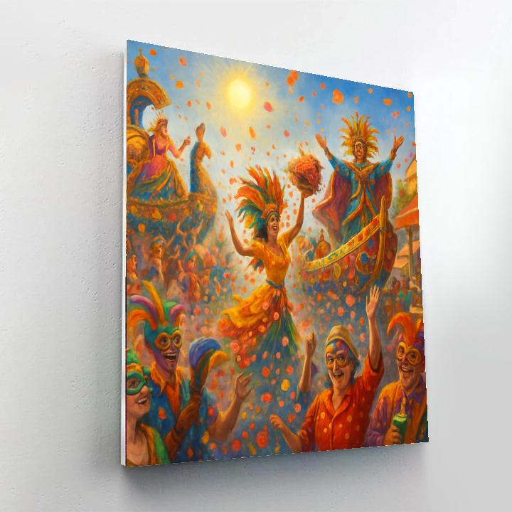 Mardi Gras In Nice DIY Paint By Numbers