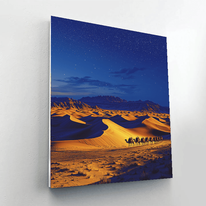 Gobi Desert - Mongolia Painting Number Kit