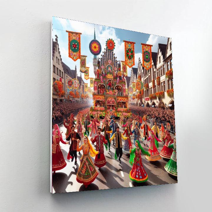 Carnival Of Blumenau Paint By Numbers Art