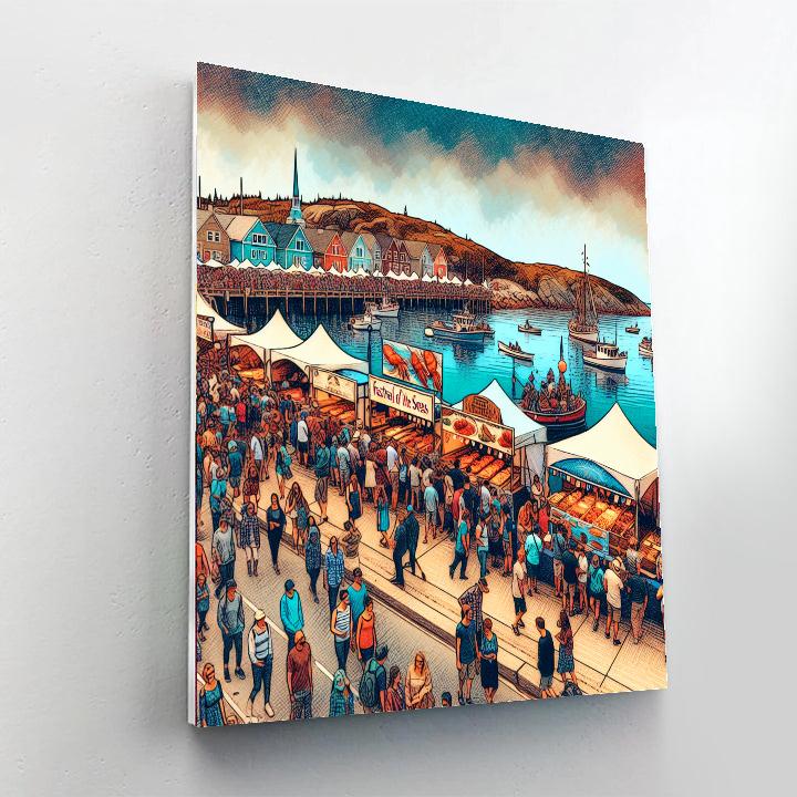 The Festival Of The Seas - Canada Painting By Numbers Kit