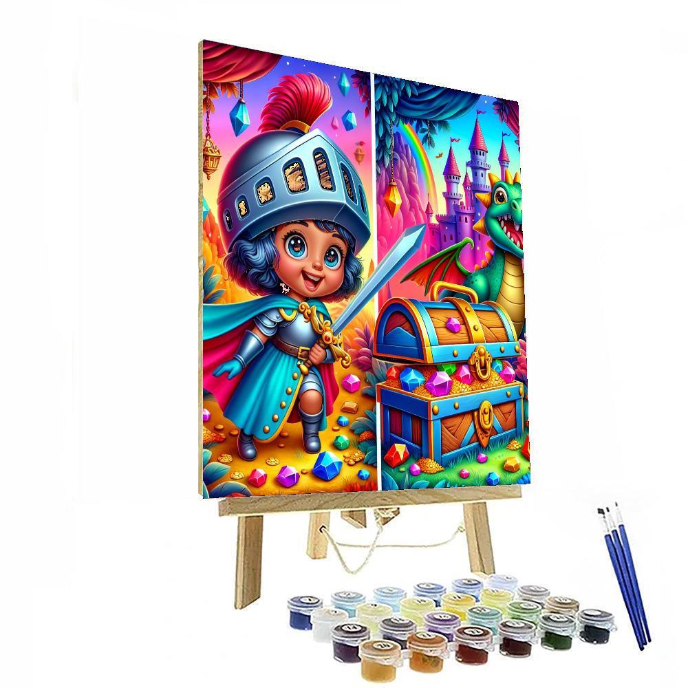 Dragon's Treasure Trove Paint By Numbers Kits