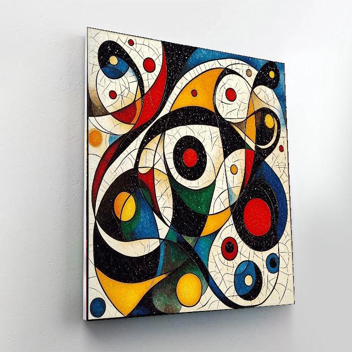 Joan Miró Inspired Fluid Visions  Paint By Color