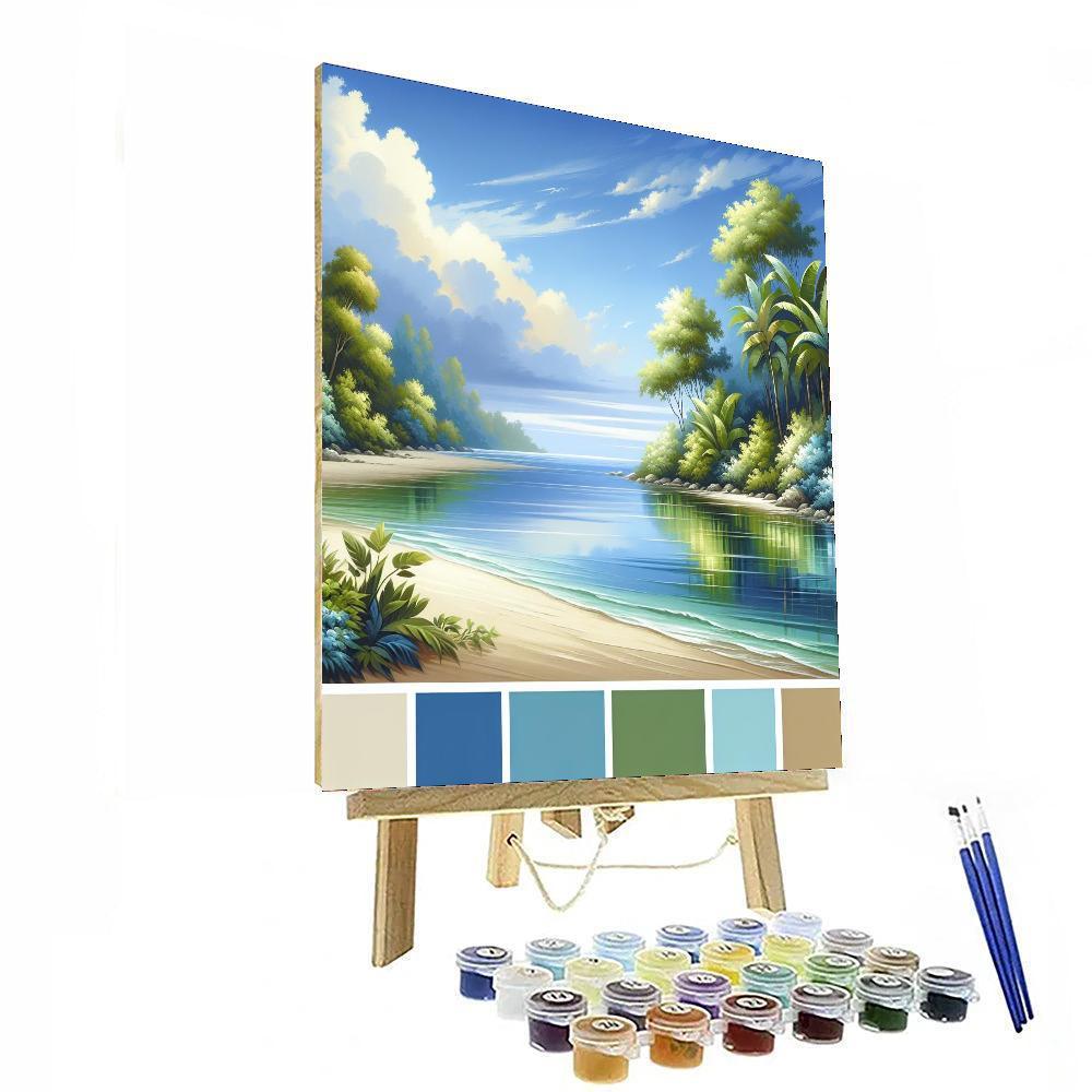 Soothing Waterside Haven Paint By Numbers