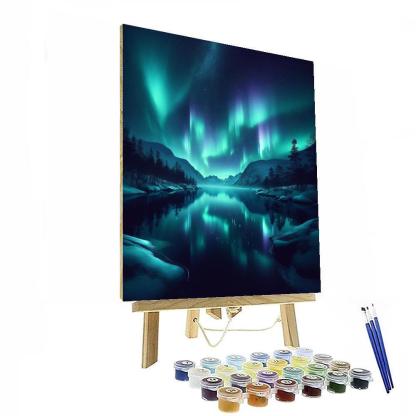 Ethereal Nordic Nights Paint By Number