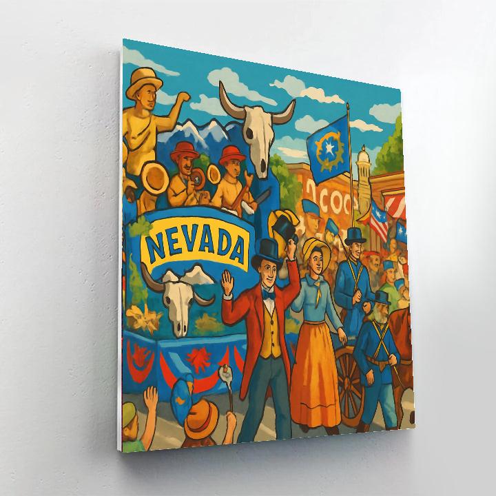 Nevada Day - Carson City, Usa Numbered Painting Kits