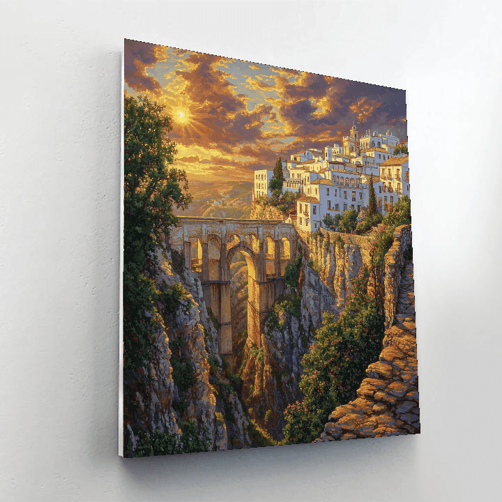Ronda's Cliffside City Paint By Numbers Kits