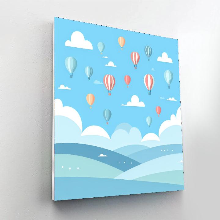 Soaring Skies Paint By Numbers Art