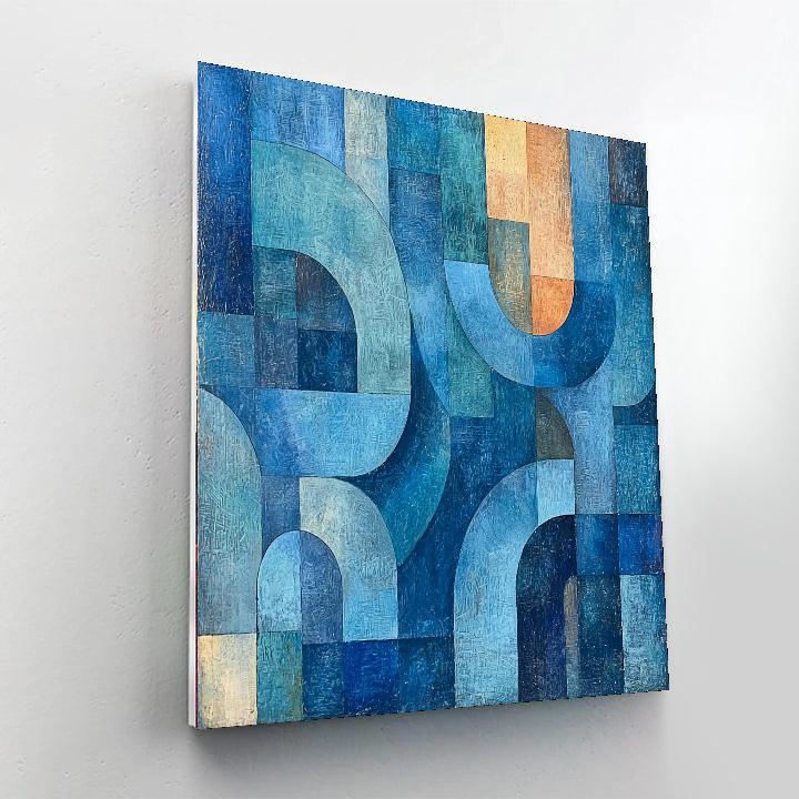 Paul Klee Inspired Harmonic Labyrinths  Paint By Numbers Art