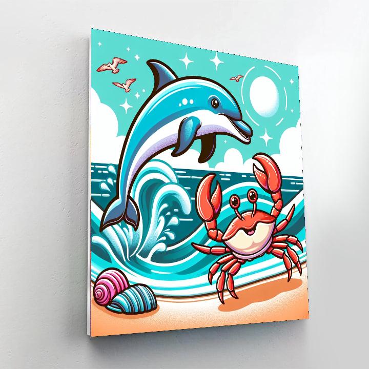 Seaside Adventure Pals Paint By Numbers