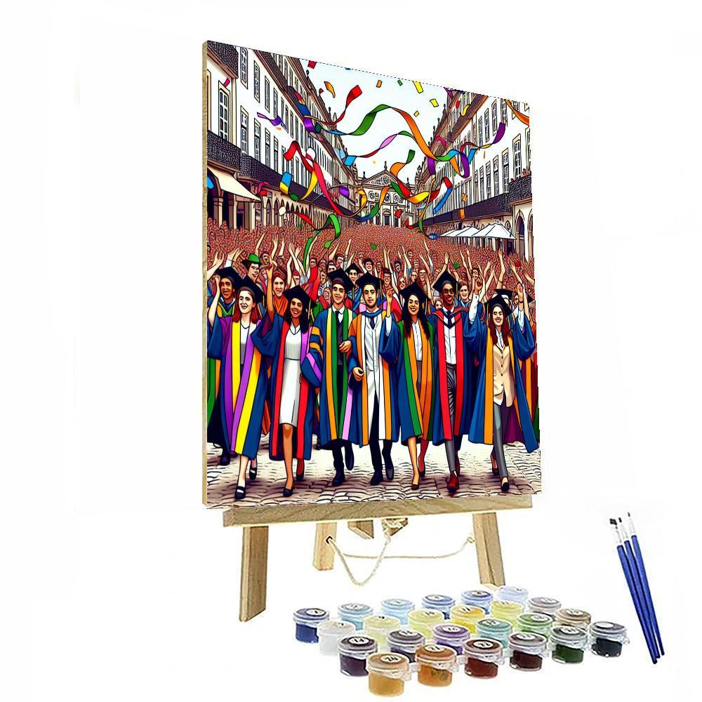 Queima Das Fitas - Coimbra Numbered Painting Kits