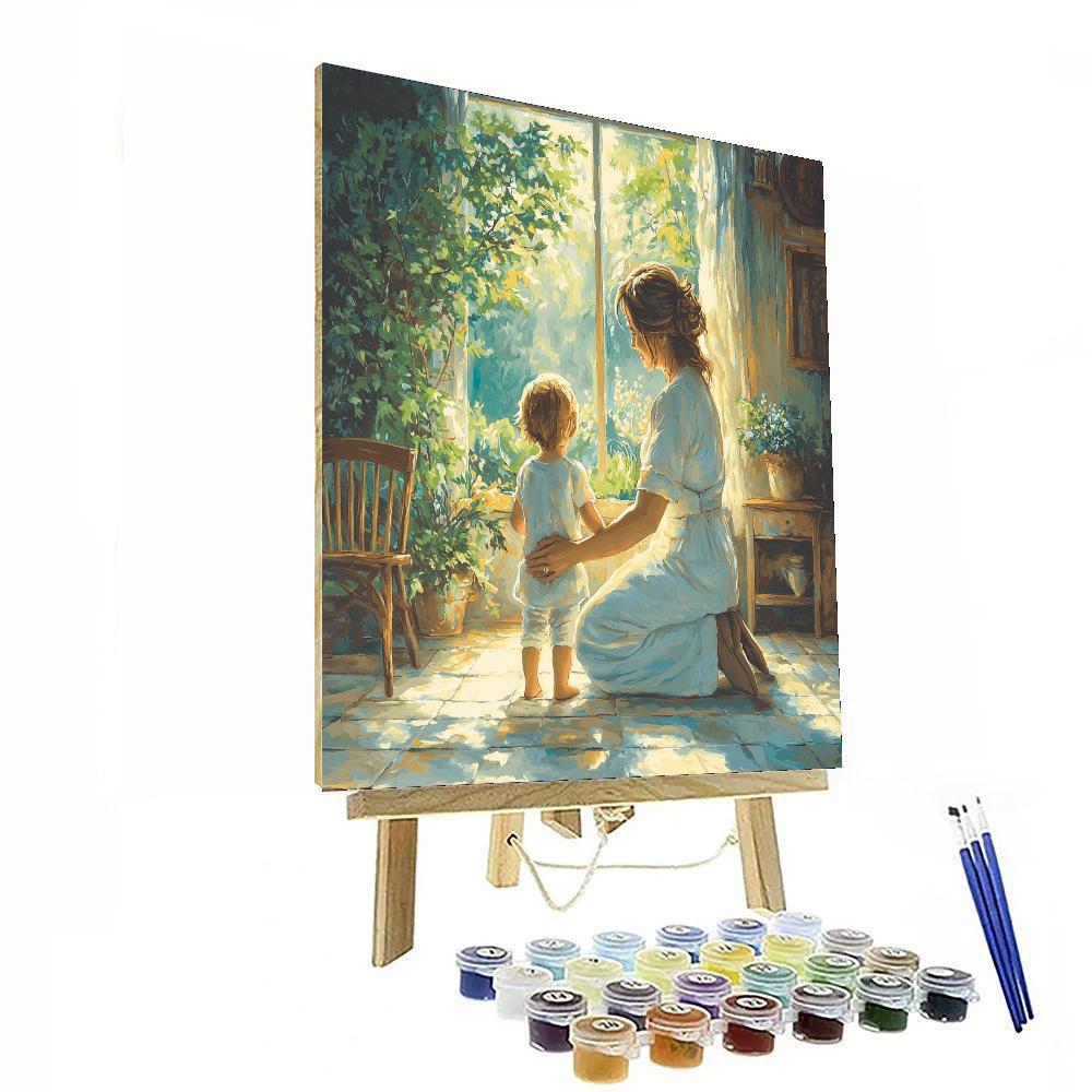 A Mother’s Care Number Painting
