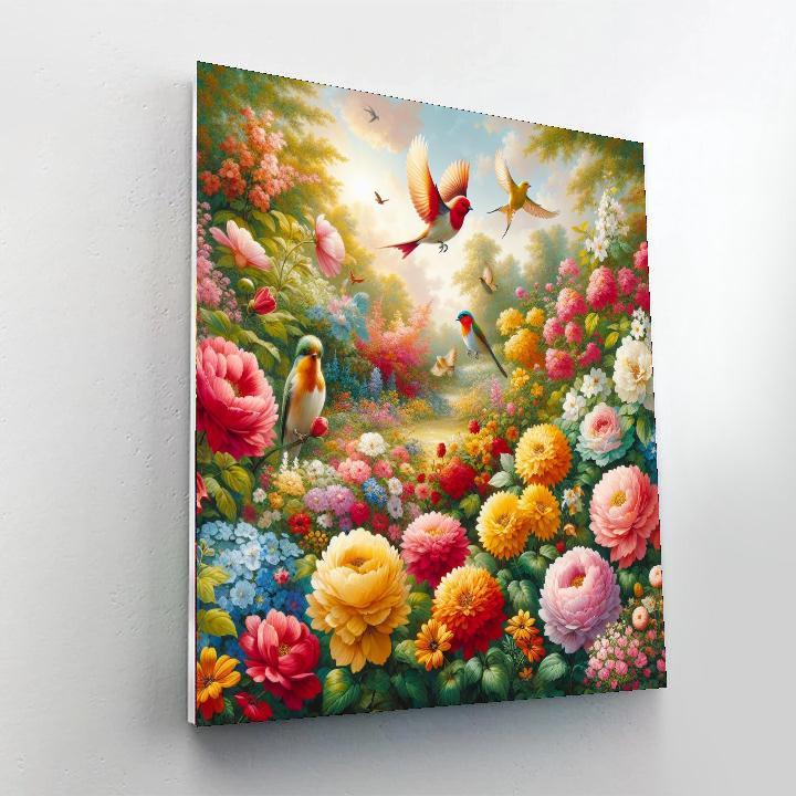 Birdsong In Spring Paint By Number