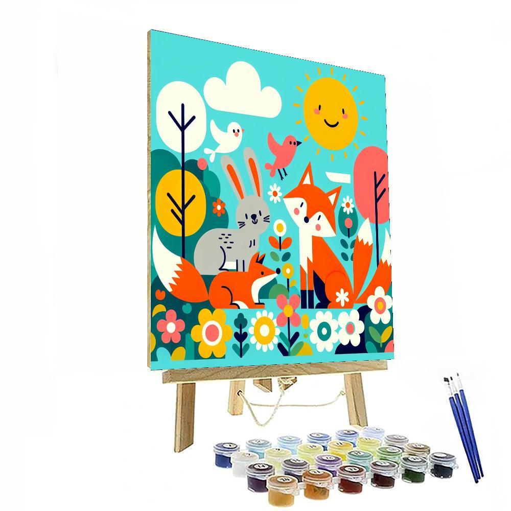 Garden Of Friendship Paint By Numbers