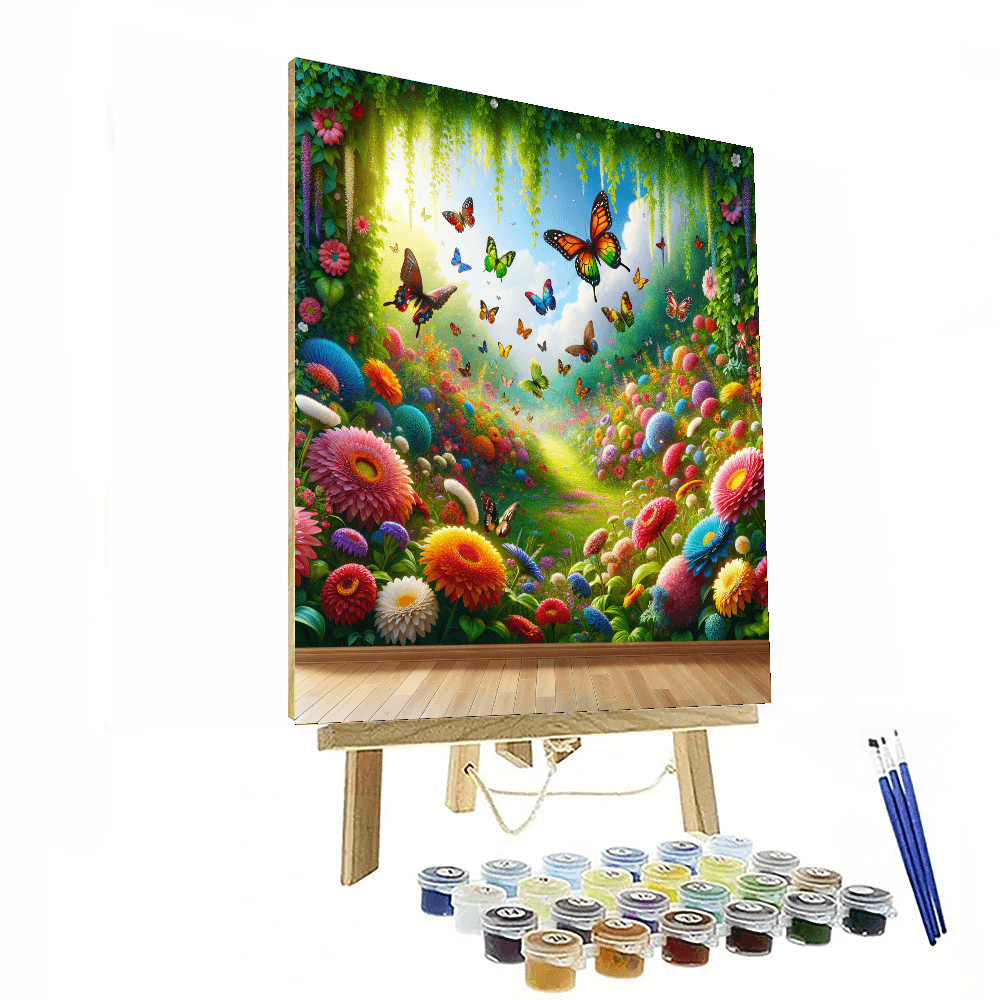 Whimsical Butterfly Garden - DIY Painting By Numbers Kit – Artistry Rack