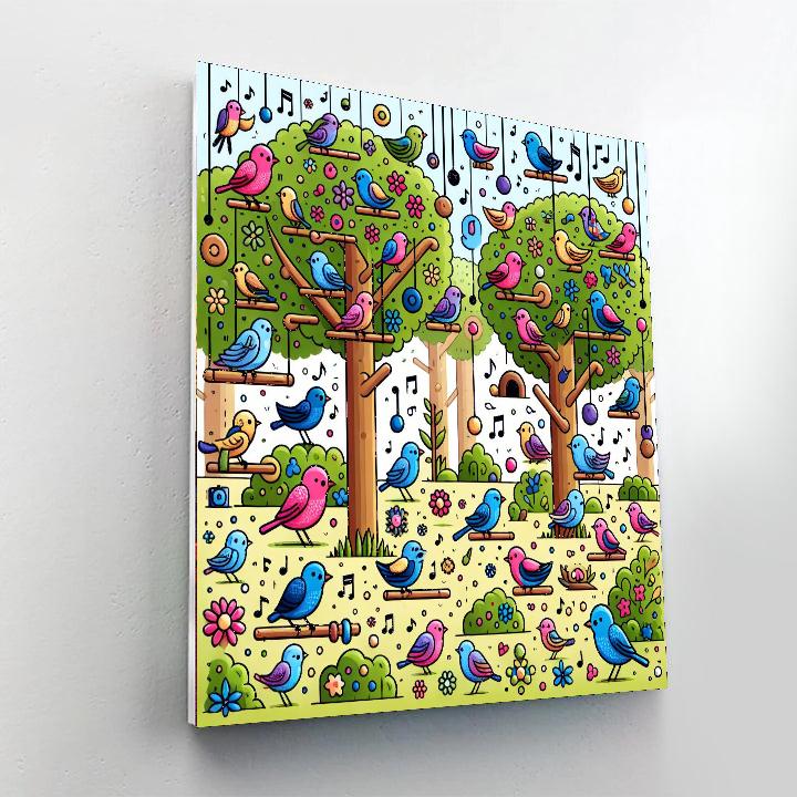 Enchanted Aviary Paint By Color
