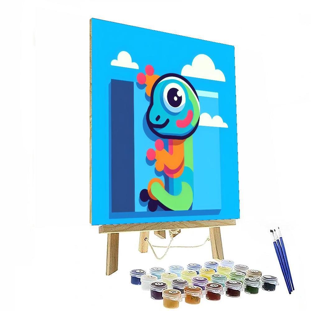 Gracious Gecko Painting By Numbers Kit