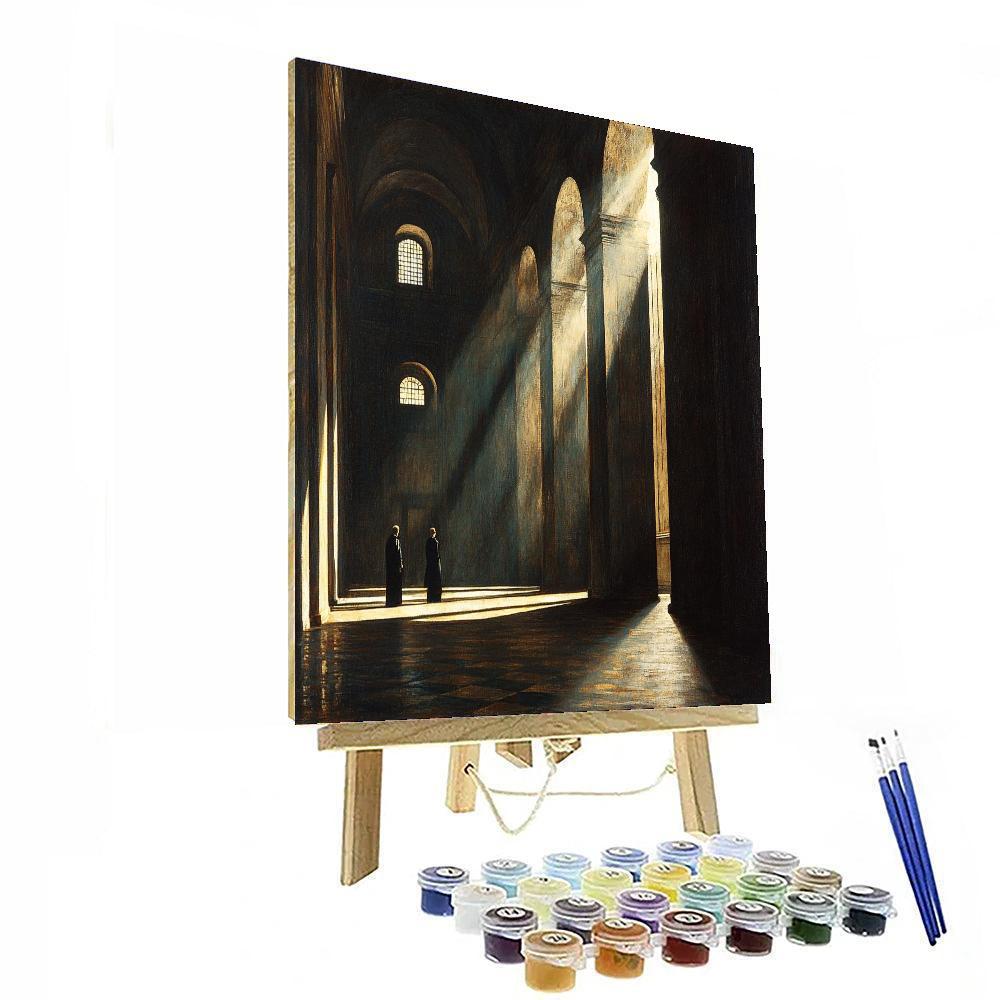 Caravaggio Inspired Shadows Of Revelation  Paint By Color