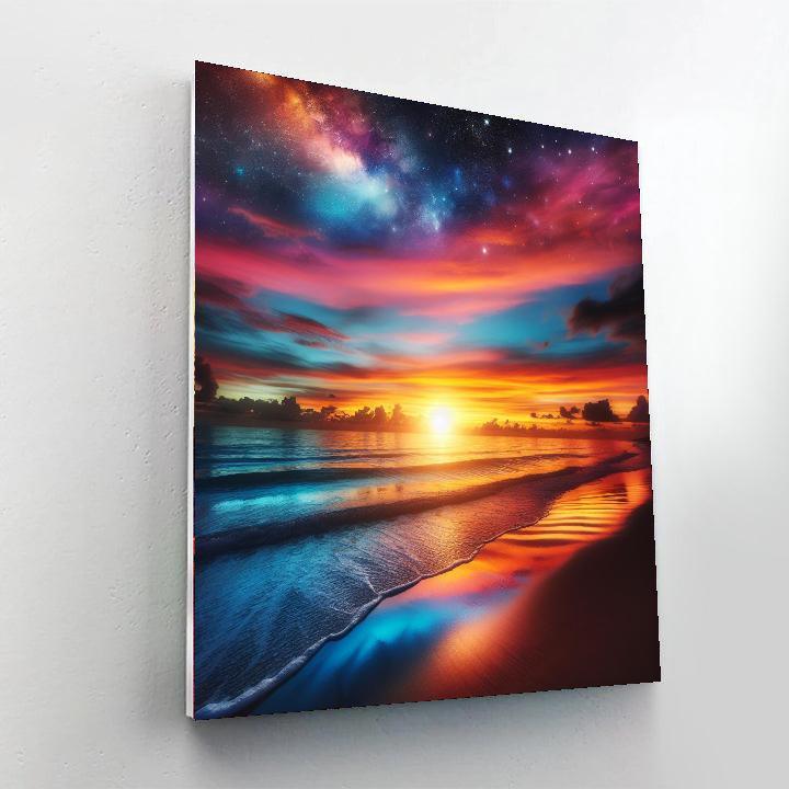 Glorious Sunset Beach Paint By Numbers Kits