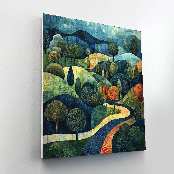 Paul Klee Inspired Journey Of The Imagination  Painting Number Kit