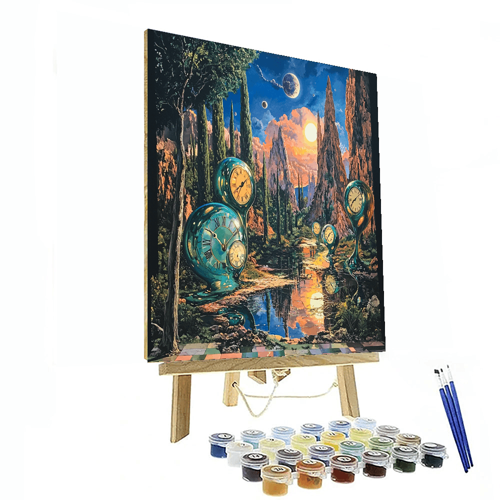 Salvador Dalí Inspired Lost In A Dream  Paint By Numbers Art