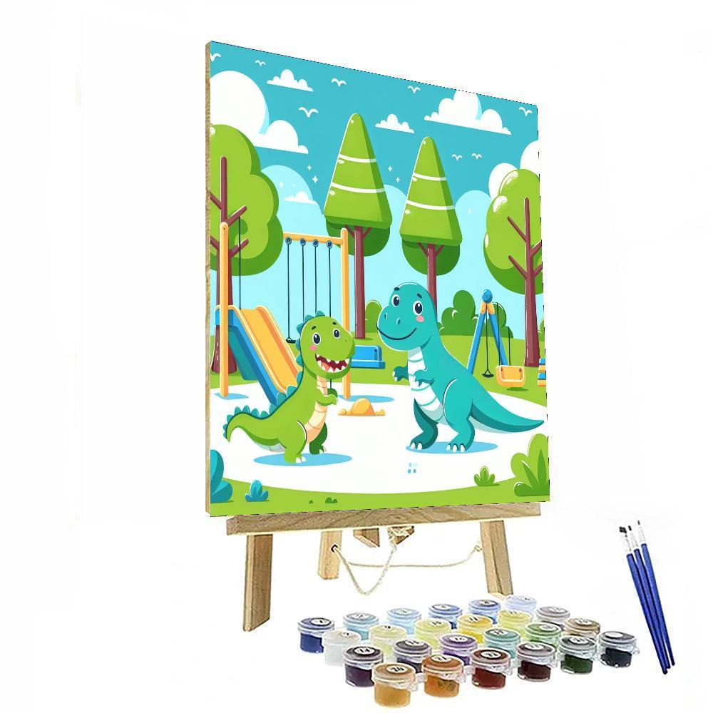 Dino Adventure Park Paint By Number