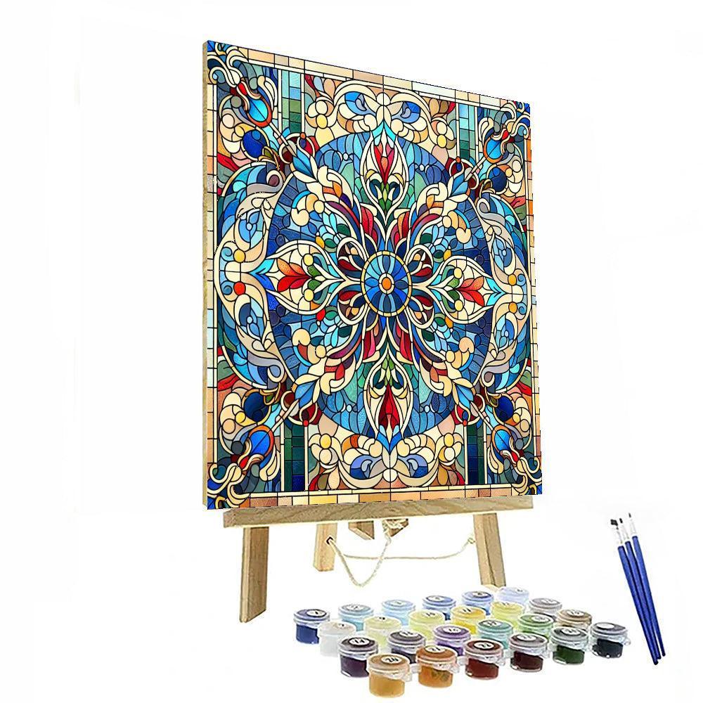 Stained Glass Elegance Paint By Color