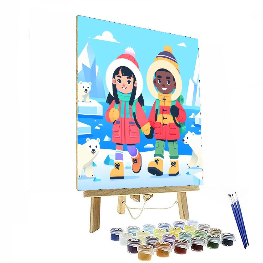 Arctic Expedition Exploration Painting By Numbers Kit