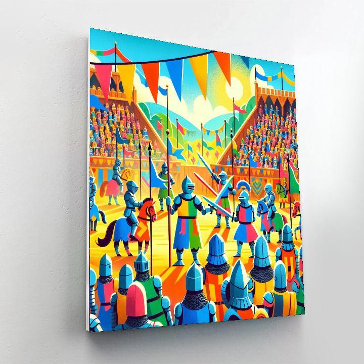 Royal Kingdom's Tournament Painting Number Kit