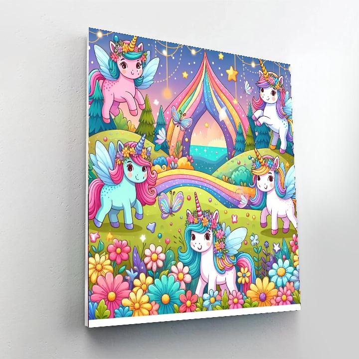 Fantasy Friends Paint By Numbers Art