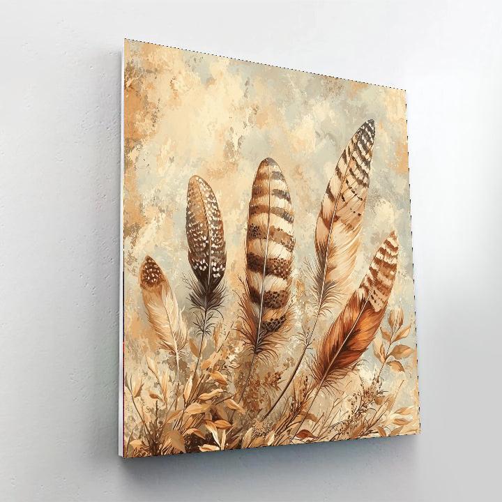 Leonardo Da Vinci Inspired Fleeting Feathers  Paint By Numbers Art