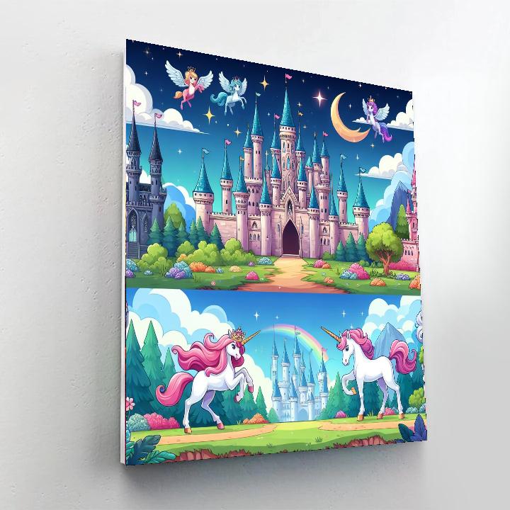 Fairy Tale Kingdom Wonders DIY Paint By Numbers