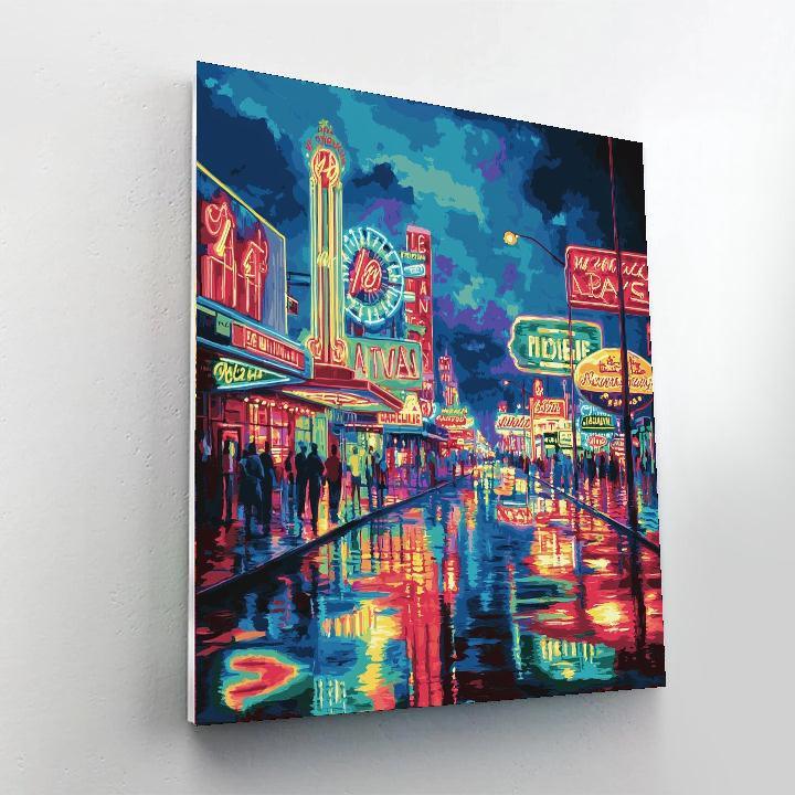 The Neon Art Museum - Las Vegas Paint By Numbers