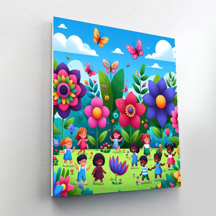Magical Garden Of Colors Painting By Numbers Kit