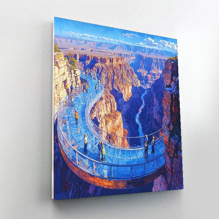 The Grand Canyon Skywalk DIY Paint By Numbers