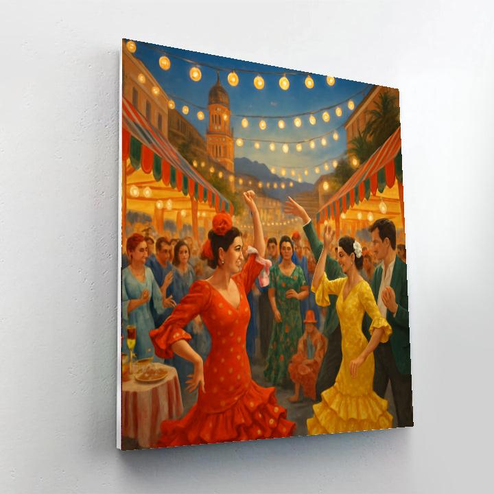 La Feria De Málaga - Spain Paint By Numbers Art