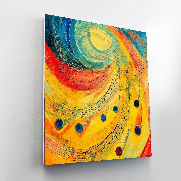 Wassily Kandinsky Inspired Timeless Melody  Numbered Painting Kits